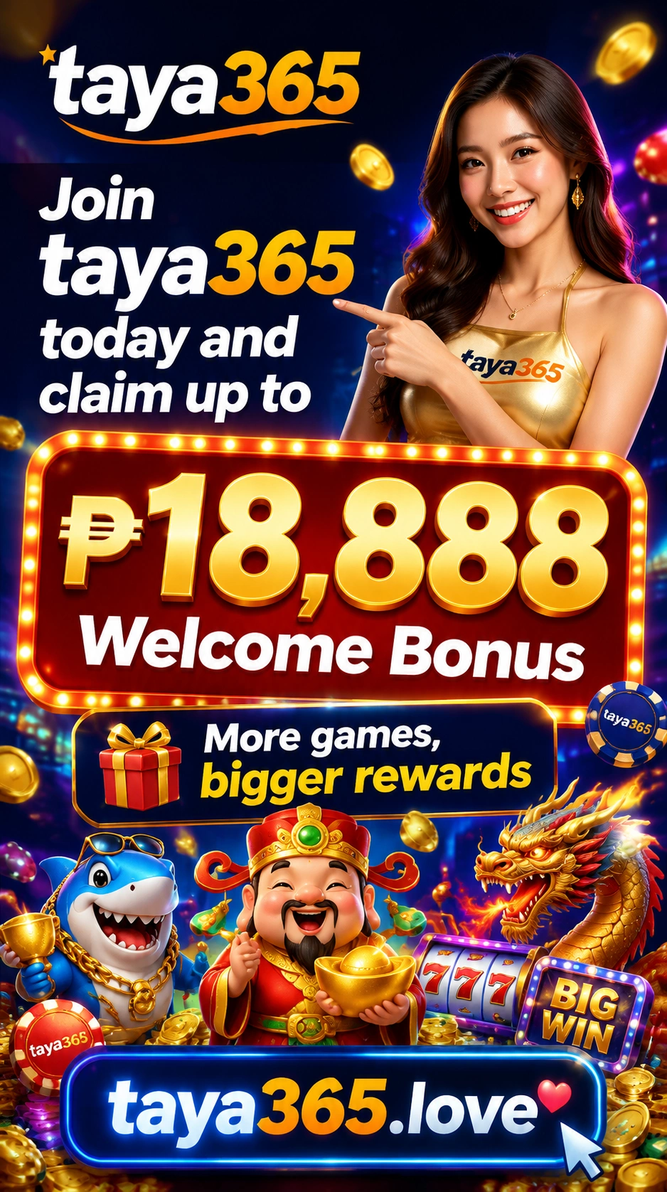 Taya365 feature and mobile gaming visual