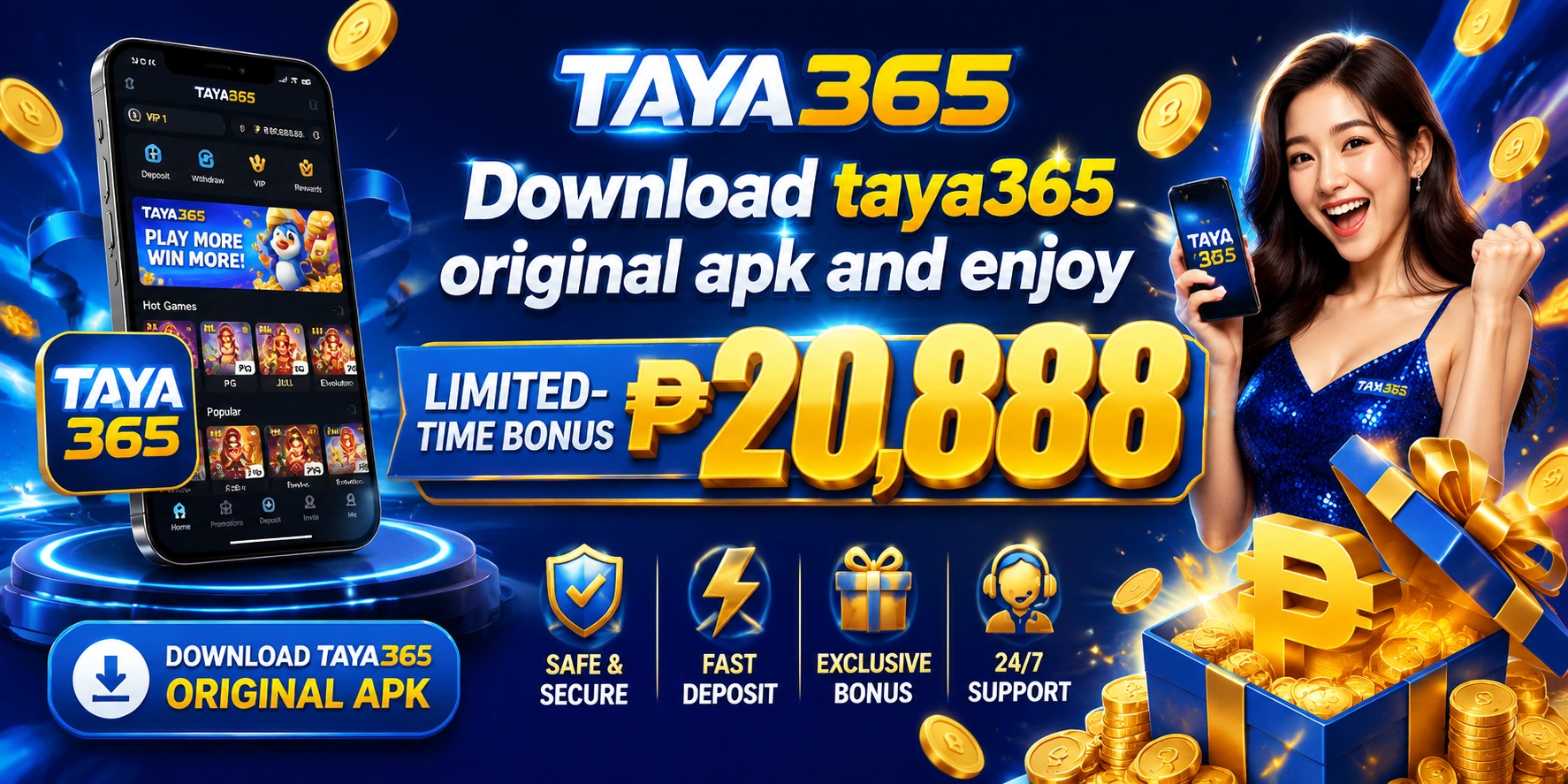 Taya365 trust and cashier visual