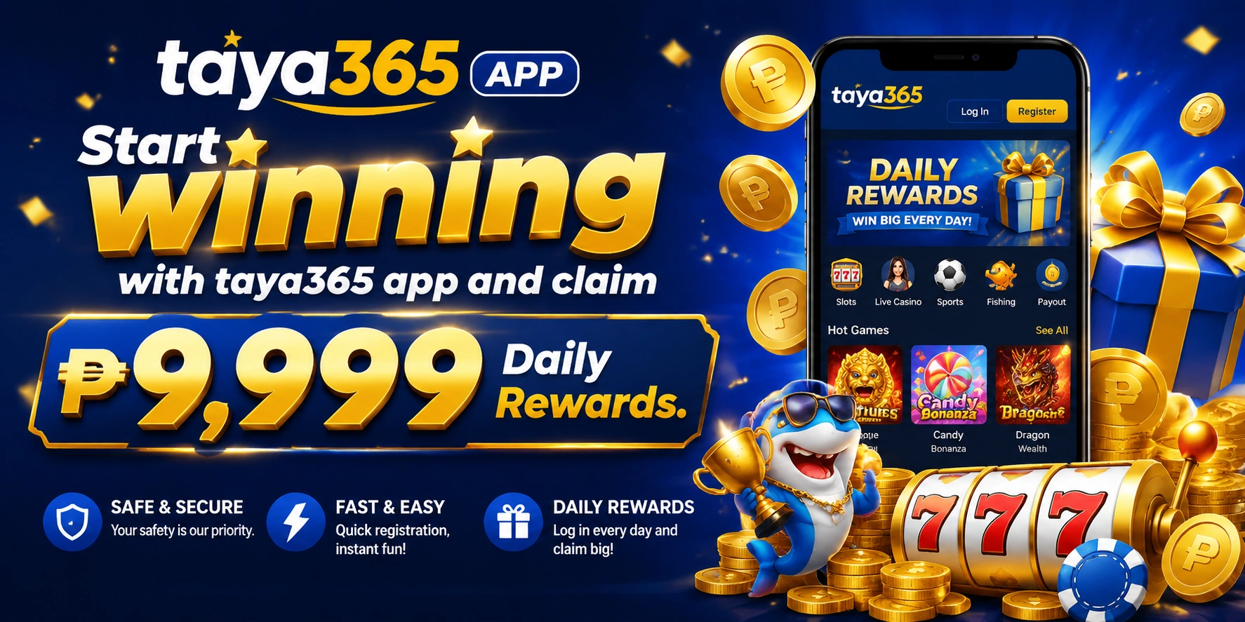 Taya365 popular games visual 2