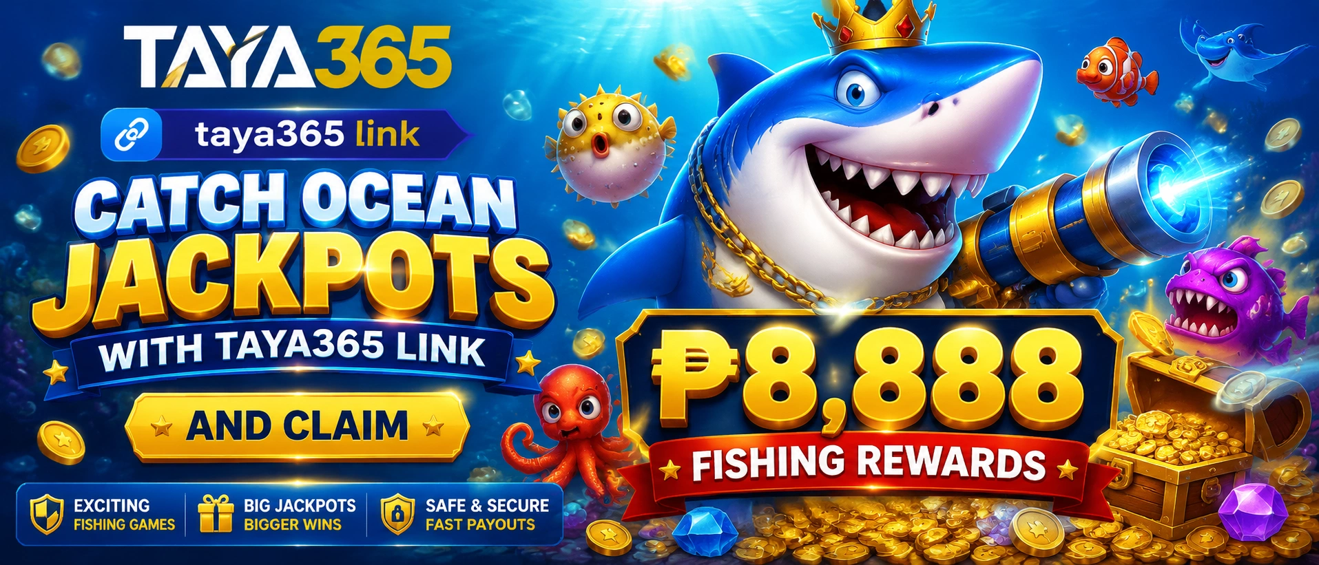 Fishing Games Philippines hero image for taya365.love