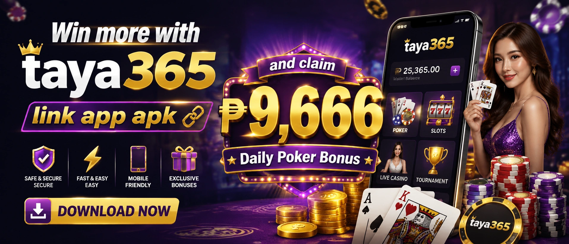 taya365 poker mobile poker room