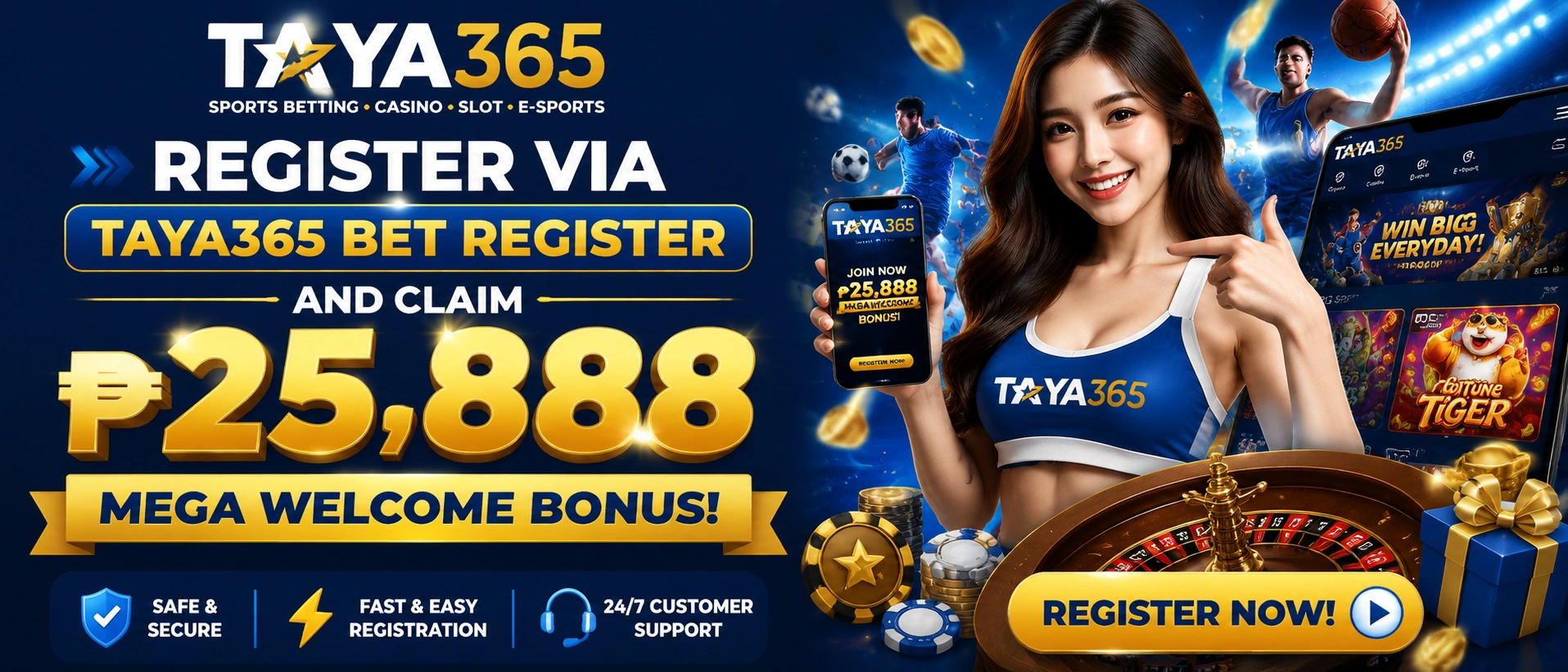 taya365 Promotion banner visual 1